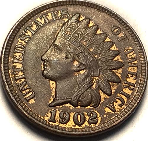 1902 P Продавачът индийски Цента на формата на главата на Пени За Необращенном