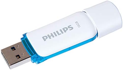 Флаш устройство PHILIPS с капацитет 16 GB, Snow Edition USB 2.0 - Бяло /Синьо