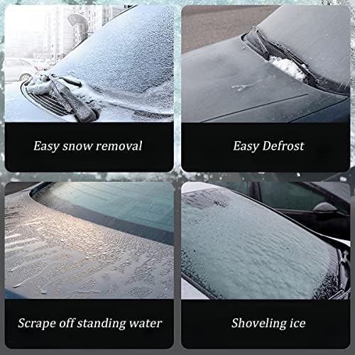 Стъргалка за лед AICEL за предното стъкло на превозното средство, Средство за премахване на скреж, сняг и лед