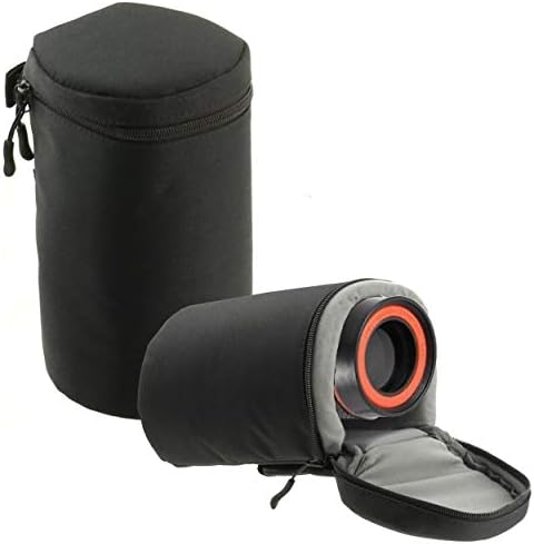 Navitech Черен Водоустойчив Защитен калъф за обектив за камера, Съвместими с Irix Светулка 11 f / 4.0 mm | Irix