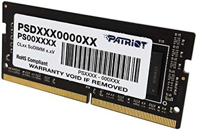 Серията Patriot Signature Line DDR4 32GB (1 x 3G2B) 3200 Mhz sodimm памет Single