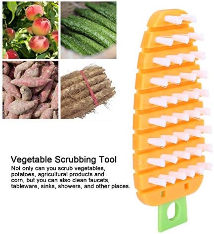 Четка за почистване на зеленчуци под формата на Моркови, Четка За Почистване на Картофи, за Пречистване на Плодове,