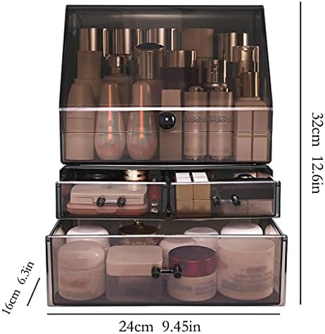 Органайзер за грим Голям Капацитет Акрилна Кутия за съхранение на козметика Кутия за съхранение на Козметика