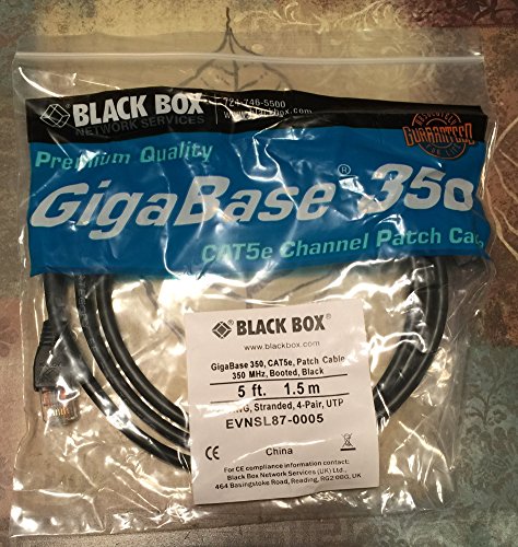 Черна кутия GigaBase 350, CAT5e, 5 метра, черен