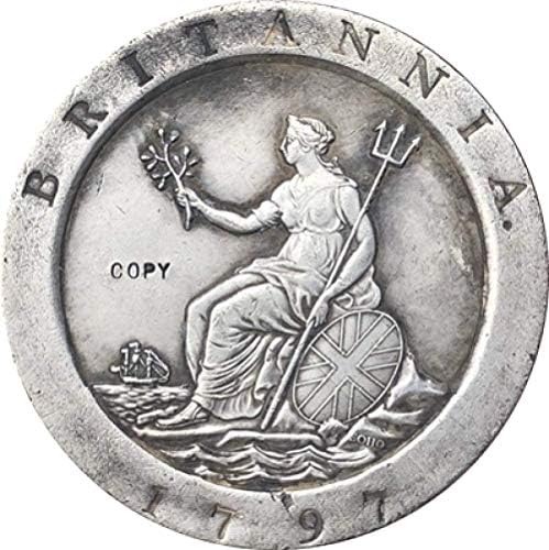 Challenge Coin Великобритания 1797 Копирни Монети Колекция Копирни Декорации за Събиране на Подаръци Колекция