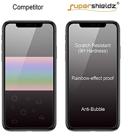 (2 опаковки) Supershieldz е Предназначен за Apple iPhone 11 Pro Max и iPhone XS Max (6,5 инча), Протектор на