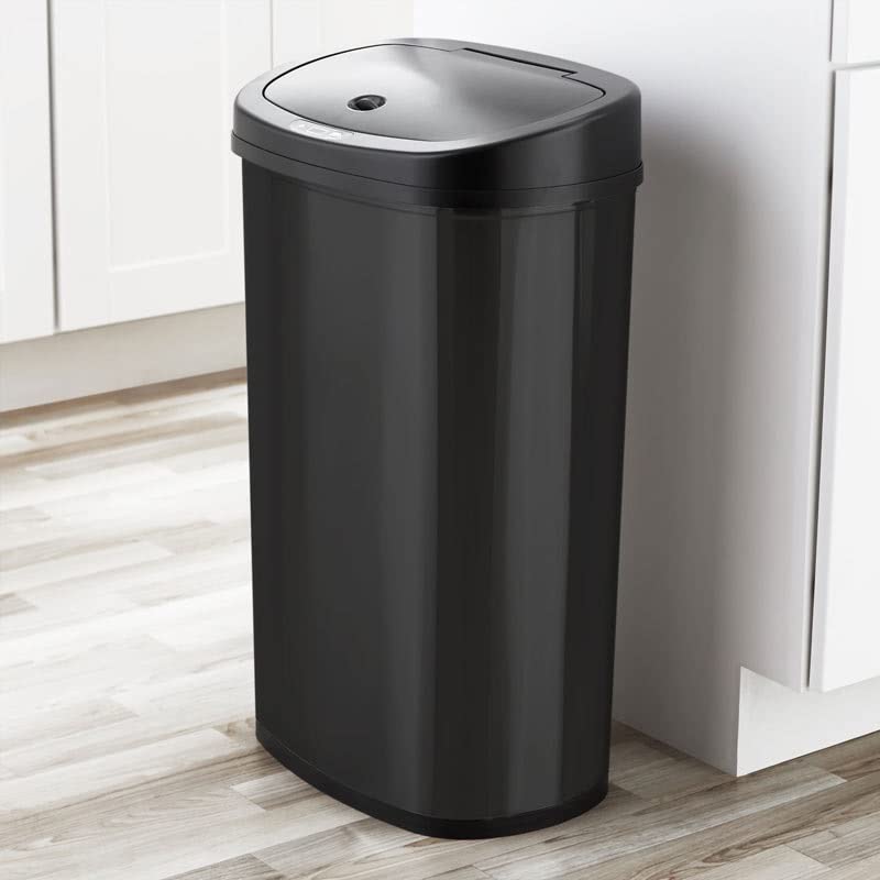 Кухненска кофа за боклук с датчик за движение DHTDVD, Кофи за боклук от неръждаема стомана (Цвят: E, размер:
