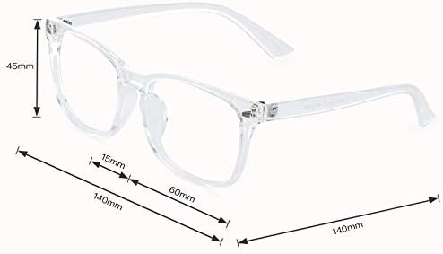 Очила Noel Oscar, Блокиране на Синята светлина, за използване на компютъра, Лещи с UV-филтър От напрежение на