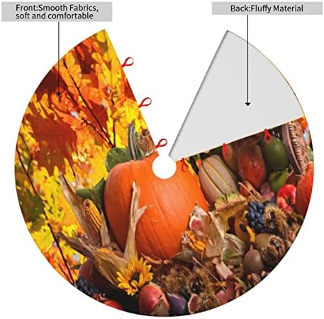 Есенна Пола с за тиква овесена коледната елха в Деня на благодарността за есенното Събиране на Реколтата на