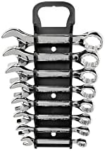 Набор от комбинирани ключове TEKTON Стъби, 20 броя (5/16-3/4 инча, 8-19 мм) - Калъф | WCB94601