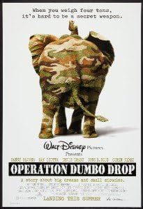 Disney ' s OPERATION DUMBO DROP - 27 x 40 D / S Оригинален Плакат на филма На Един Лист