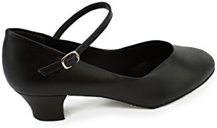 So Danca CH791 Класически 1,5-инчов Кожени Бални обувки Черен цвят