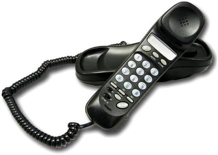 2 Комплекта кабелна телефон Cortelco ITT 615000-voe-21m Trendline Черно Itt-6150-bk
