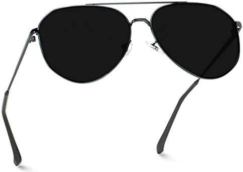 Поляризирани Слънчеви очила-авиатори WearMe Pro за жени и Мъже | Защита от uv | Светлоотразителни лещи | Розови,