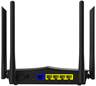 Рутер WiFi 6 - двойна лента WiFi-рутер AX1500 AX, Wi-Fi следващото поколение 802.11 ax, поддържащ МУ-MIMO, Мрежести и OFDMA, порт 1xWAN / пристанища 4xGigabit LAN, WPA3, WPS идеален за онлайн игри / стри