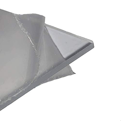 Прозрачен лист поликарбонат пластмасова с дебелина 1/8 инча х 24 см в ширина х 36 инча на Дължина (10 единици)