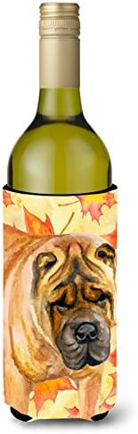 Carolin's Treasures ВВ9922ЛИТЕРОК шар пей Есента на Държач за бутилки Вино, Жълто, чанта за Носене-Охладител