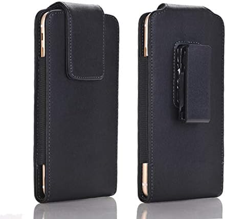 Чанта-калъф за телефона, Мъжка Кожена Чанта-Кобур с Клип за колан, който е Съвместим с iPhone 6,6 s, 12 Mini,