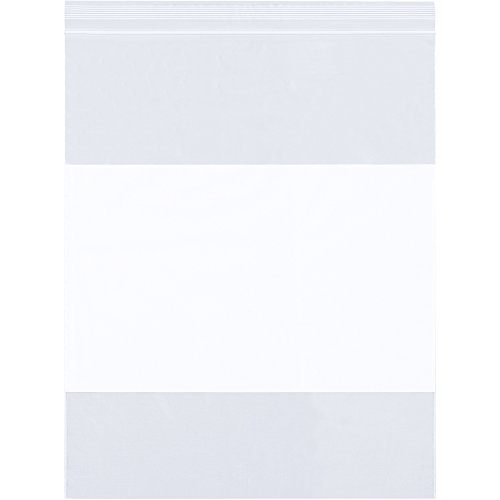 Бял блок, отново закрываемый, 2-миллиметровые найлонови торбички, 12 x 13, Прозрачен, 1000 / Калъф
