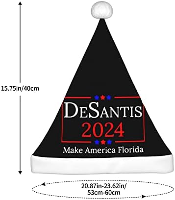 CXXYJYJ Desantis 2024 Make America Florida Коледна Шапка, Мъжки, Дамски официални Аксесоари Унисекс Шапка За
