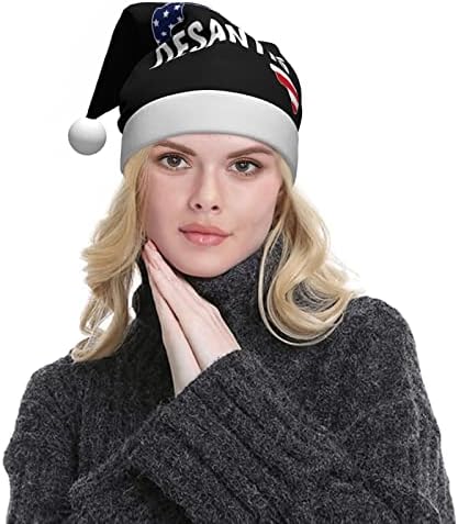 CXXYJYJ Desantis 2024 Коледна шапка, Мъжки дамски шапка унисекс за празнични партита