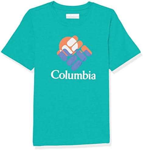 Графична риза Columbia Boys 'Valley Creek с къс ръкав за момчета