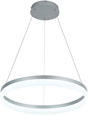 ROYAL PEARL Led Модерен Полилей с 1 Пръстен, Кръг Окачен Лампа, Подвесное Осветление за Хол, Трапезария, 6000