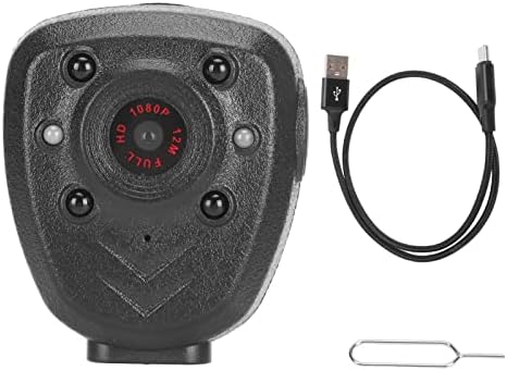 Видео Zooke Mini Camera Body, HD1080P Носен помещение за тяло с Нощно Виждане, Интелигентна Звукова Видео Преносима