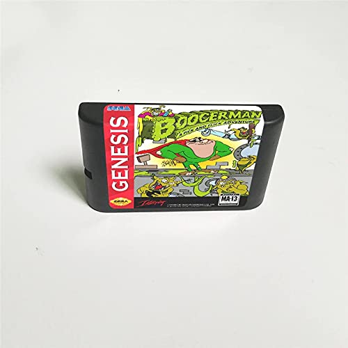 Lksya Boogerman A Pick and Flick Adventure - на Дребно кутия за корицата от САЩ, 16-Битова игрална карта MD за игралната конзола Sega Megadrive Genesis (японски обвивка)