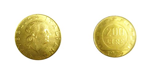 Събират монети Италия 1979 Repubblica Italiana 200 Лири ...