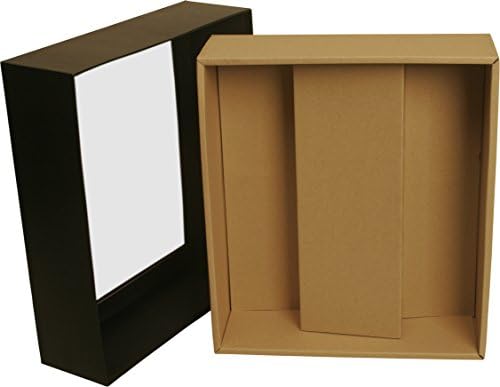 Wald Внос SP0058 / Черна Картонена кутия BLK с Един Винен кабинета, 12,5 W x 14,5Д x 4В