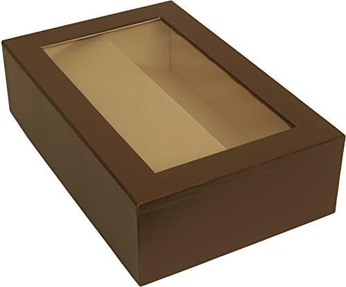 Wald Внос SP0057 /BRN Кутия от Кафяв картон с Един Винен кабинета, 9,5 W x 14,5Д x 4В