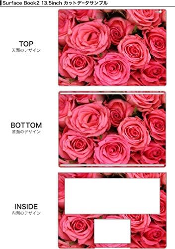 Етикети за кожата igsticker за Surface Book/Book2 15 инча-Тънки Премия Защитни Стикери За Тялото, Скинове, Универсална Корица, Цветя, Розови рози